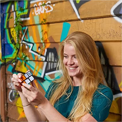 Funskool Rubik Mini 2x2, 2x2 Classic Colour-Matching Puzzle, Pocket Size Brain-Teasing Puzzle Toy view 5