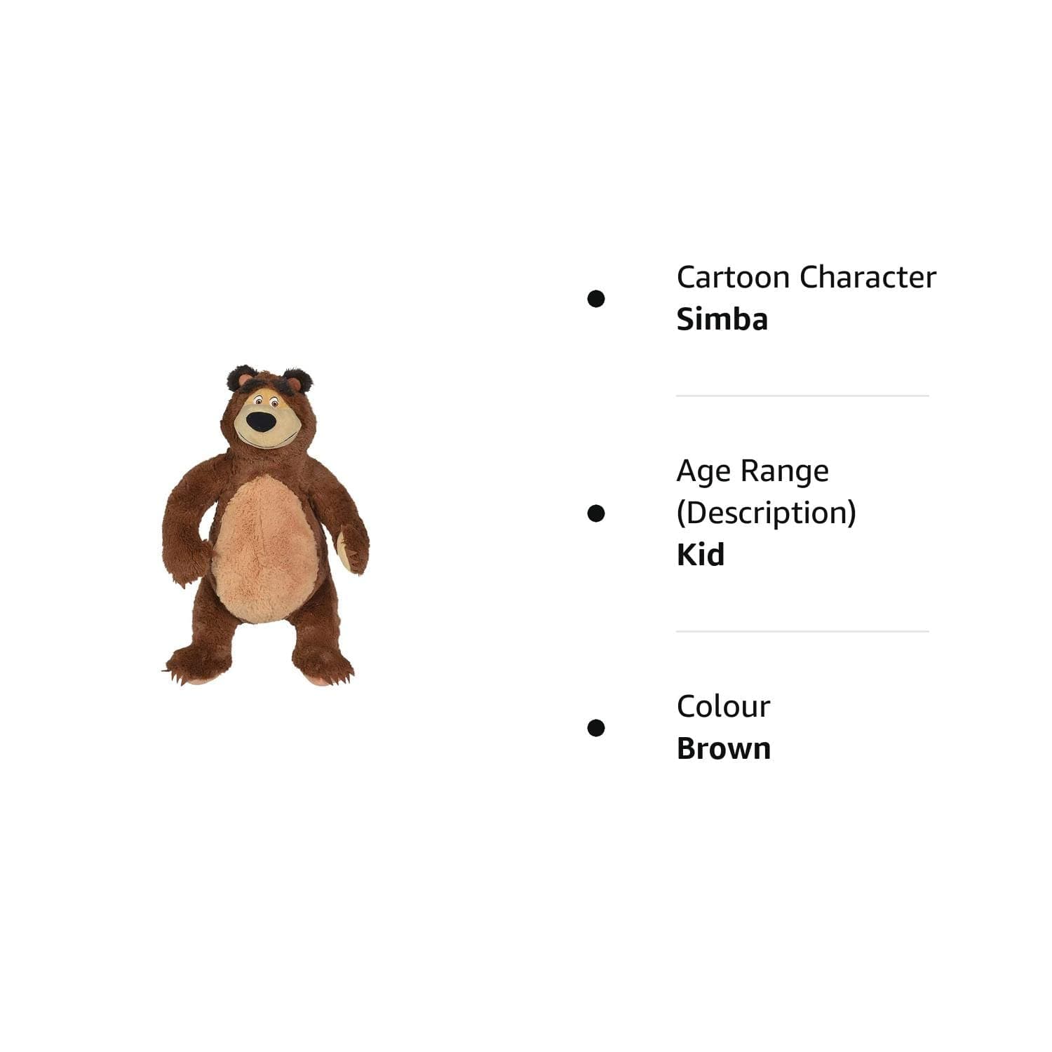Masha and the Bear Simba Plush 40 CM view 7