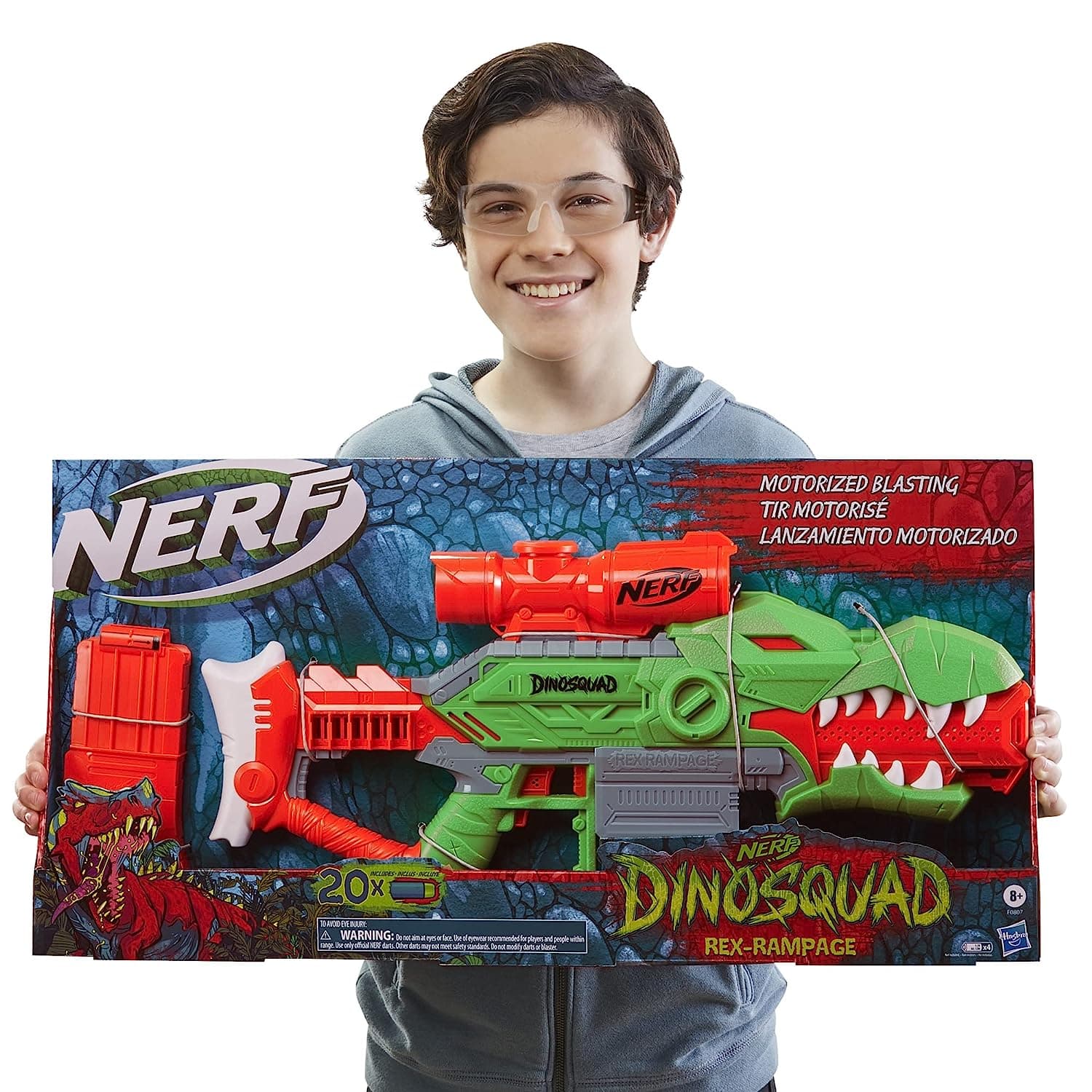 Nerf DinoSquad Rex-Rampage Motorized Dart Blaster view 8