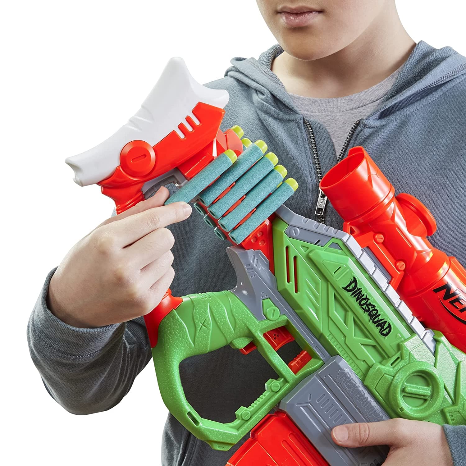 Nerf DinoSquad Rex-Rampage Motorized Dart Blaster view 6