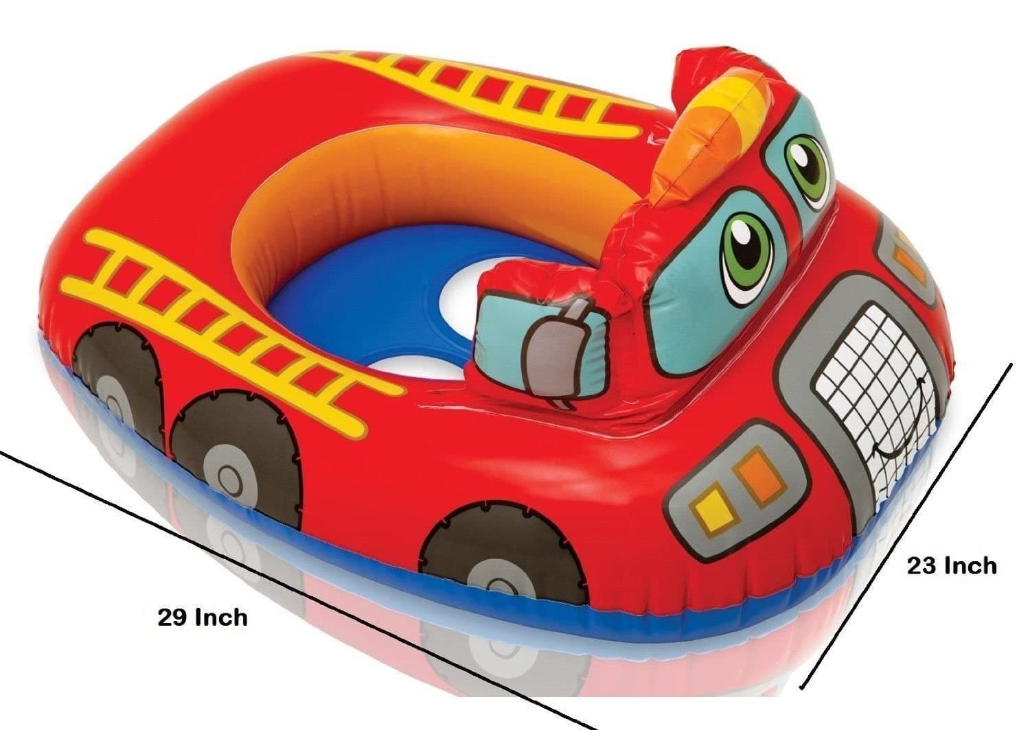 Intex Play King Inflatable Plane Shape Swim Pool Water Float Ring Cruiser