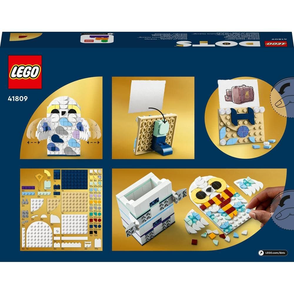 LEGO DOTS Hedwig Pencil Holder 41809 DIY Craft Kit (518 Pieces) view 7