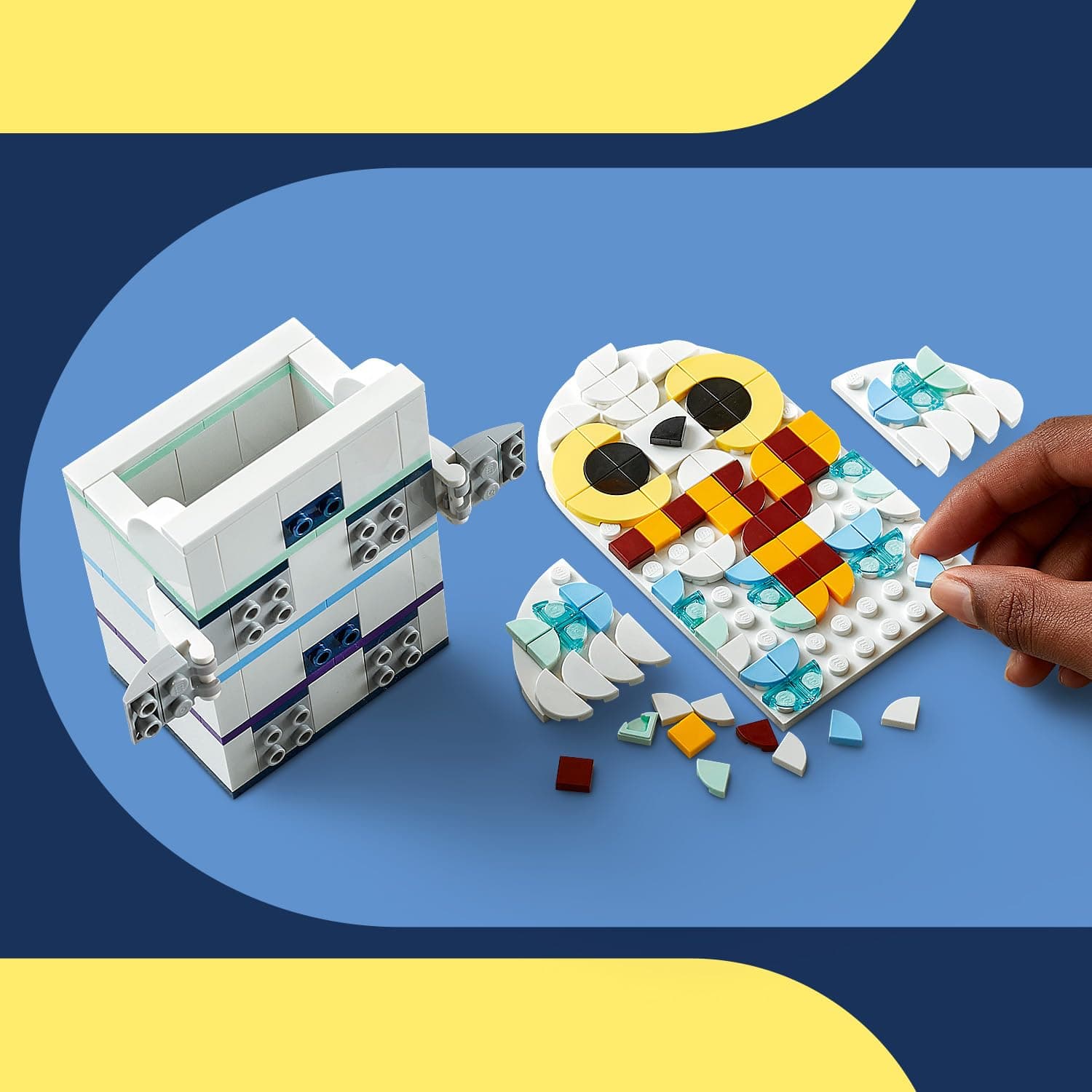 LEGO DOTS Hedwig Pencil Holder 41809 DIY Craft Kit (518 Pieces) view 8