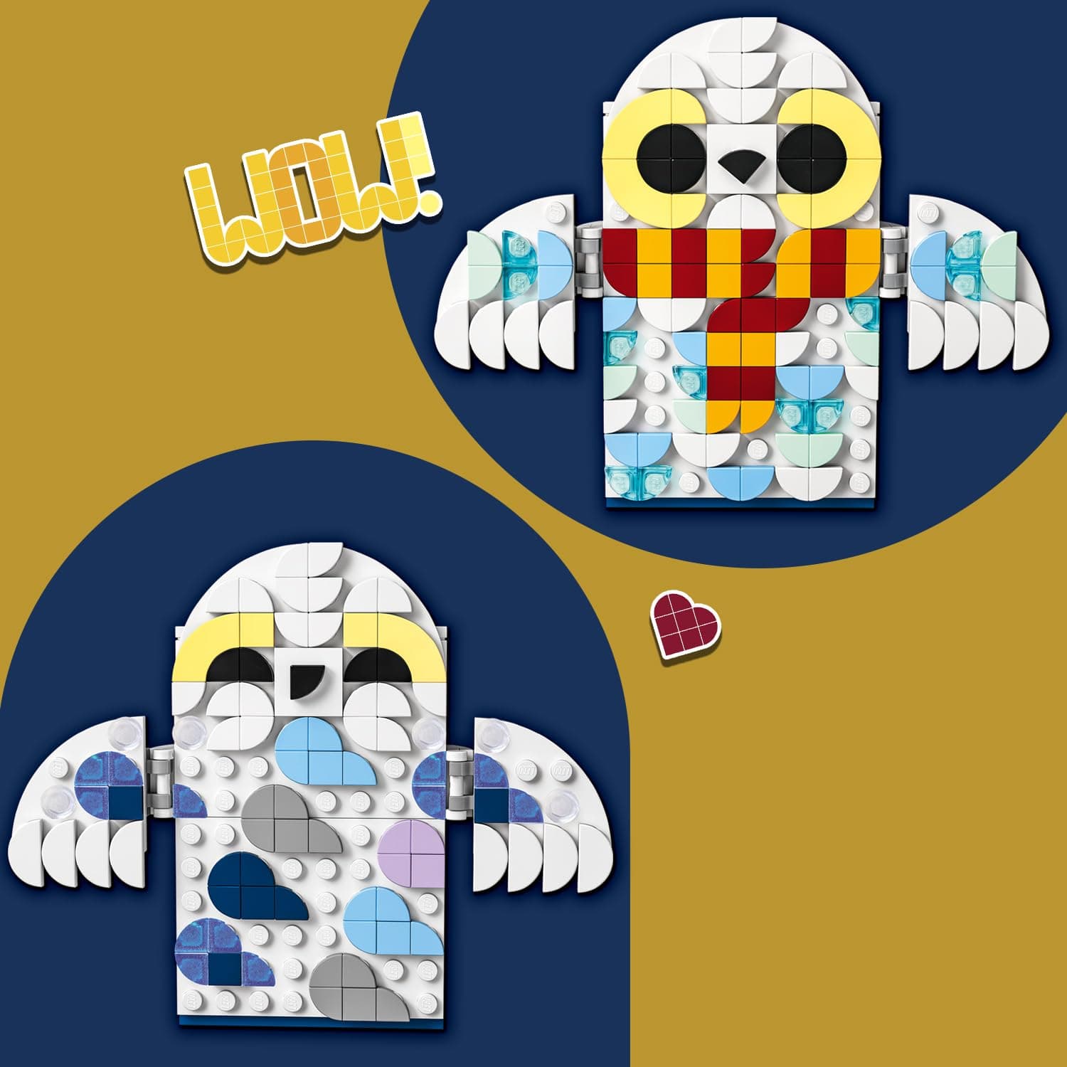 LEGO DOTS Hedwig Pencil Holder 41809 DIY Craft Kit (518 Pieces) view 2