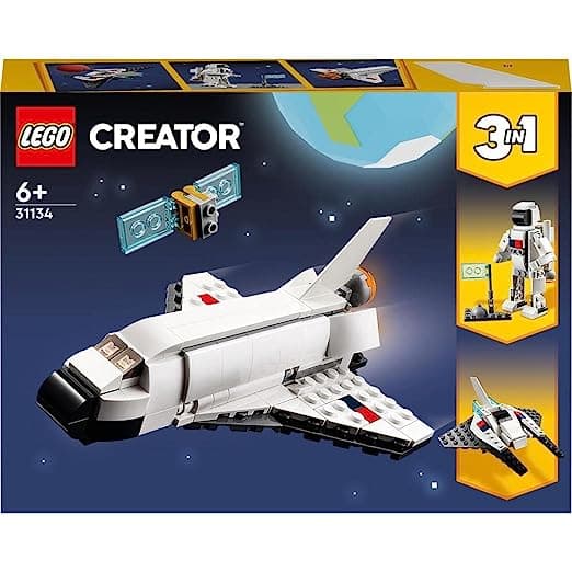LEGO Creator Space Shuttle 31134 Building Toy Set (144 Pieces) view 3