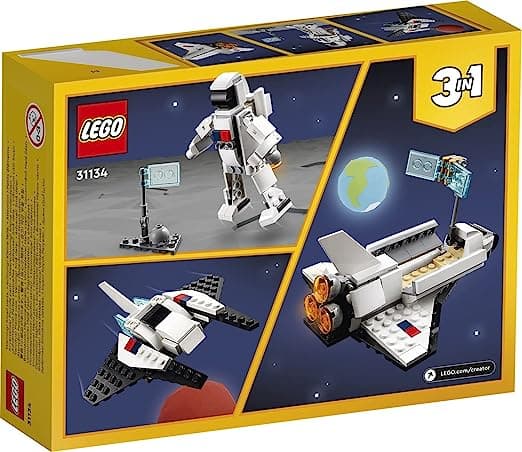 LEGO Creator Space Shuttle 31134 Building Toy Set (144 Pieces) view 5