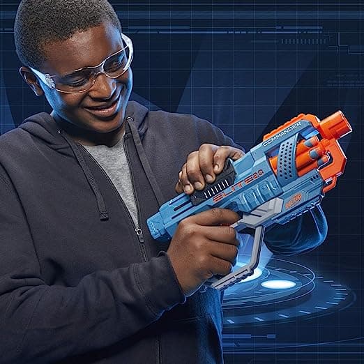 Nerf Elite 2.0 Commander RD-6 Blaster  12 Darts, 6-Dart Rotating Drum, Perfect Gift for Kids, Teens, and Adults Ages 8+ view 2