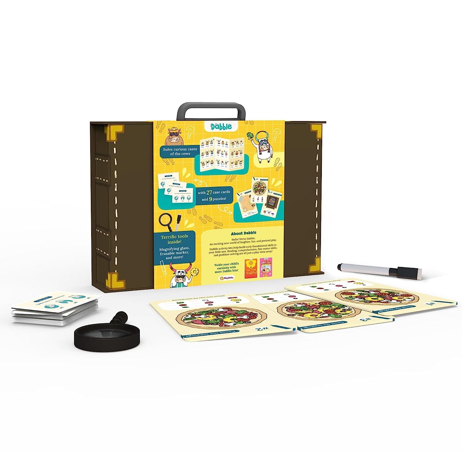 Dabble Pretend Play Detective Game - Moo Town Detective view 2