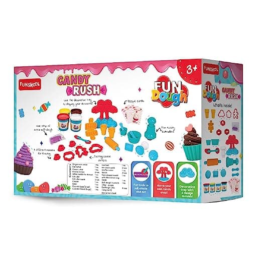 Fundough - Candy Rush, Cutting and Moulding Playset view 3