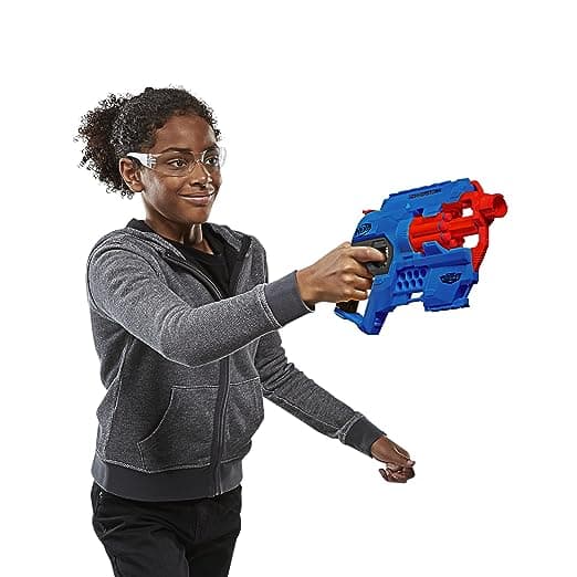 Nerf Alpha Strike Hammerstorm Blaster – Hammer-Priming Action, Rotating 8-Dart Drum, 8 Official Nerf Elite Darts – for Children, Teens, Adults, Multicolor (E6748) view 5