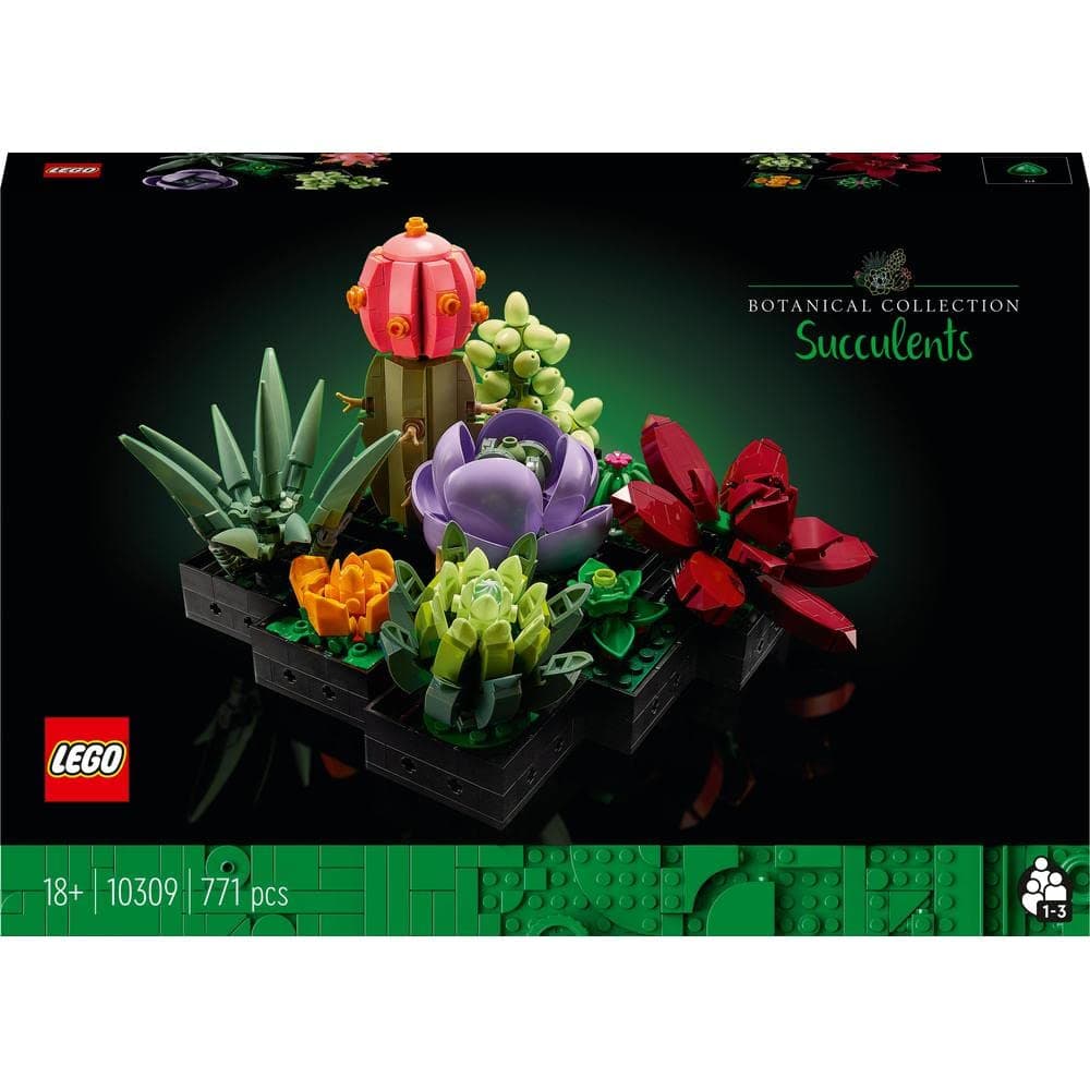 LEGO Succulents 10309 Plant Decor Building Kit (771 Pieces) view 2