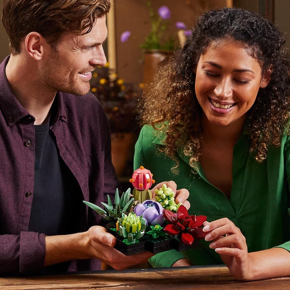 LEGO Succulents 10309 Plant Decor Building Kit (771 Pieces) view 3