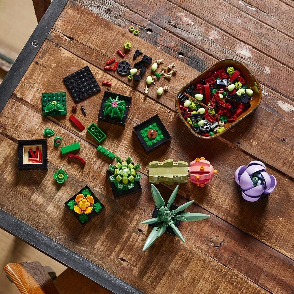 LEGO Succulents 10309 Plant Decor Building Kit (771 Pieces) view 4