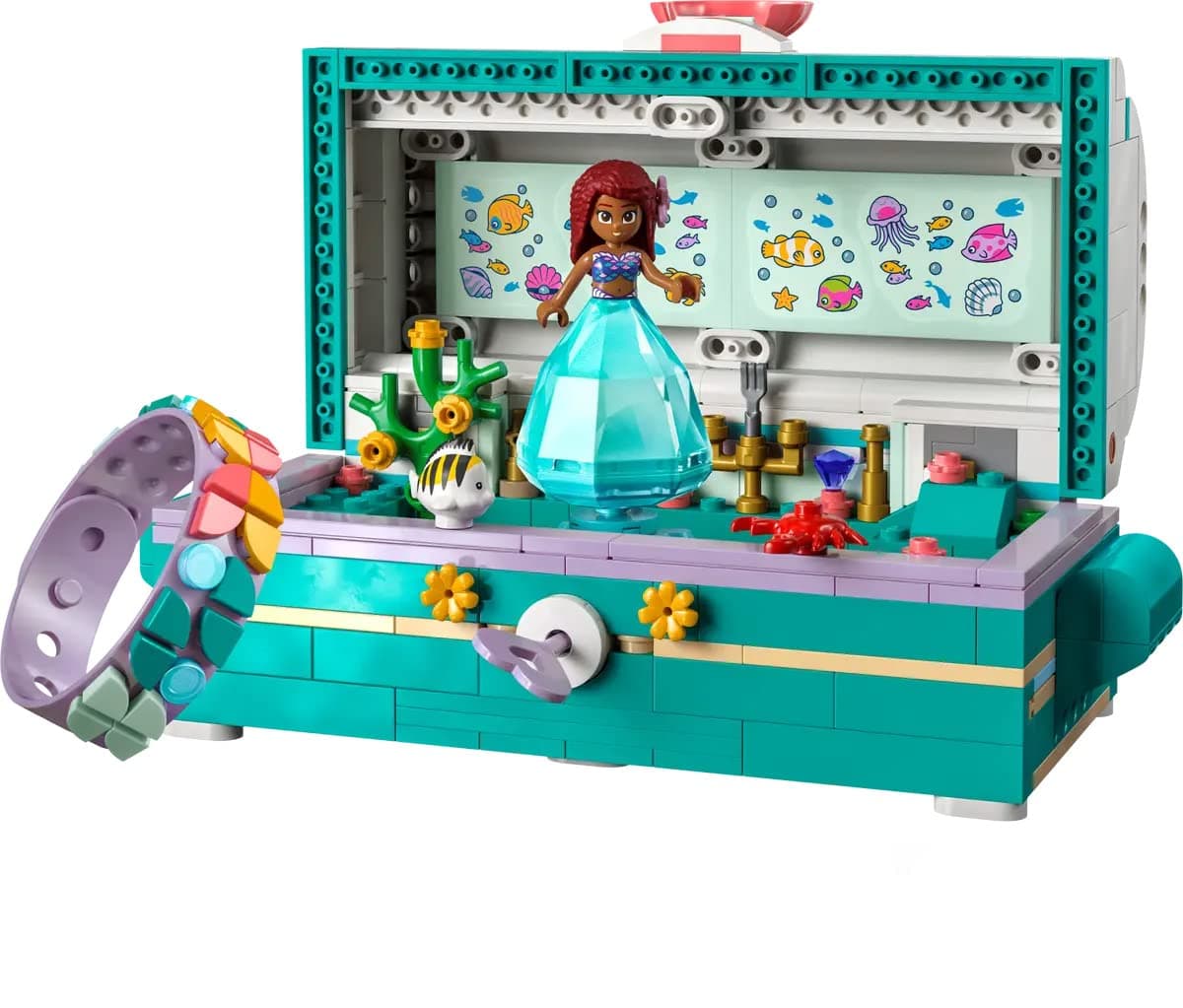 LEGO Disney Ariel?s Treasure Chest 43229 Building Toy Set (370 Pieces) view 4