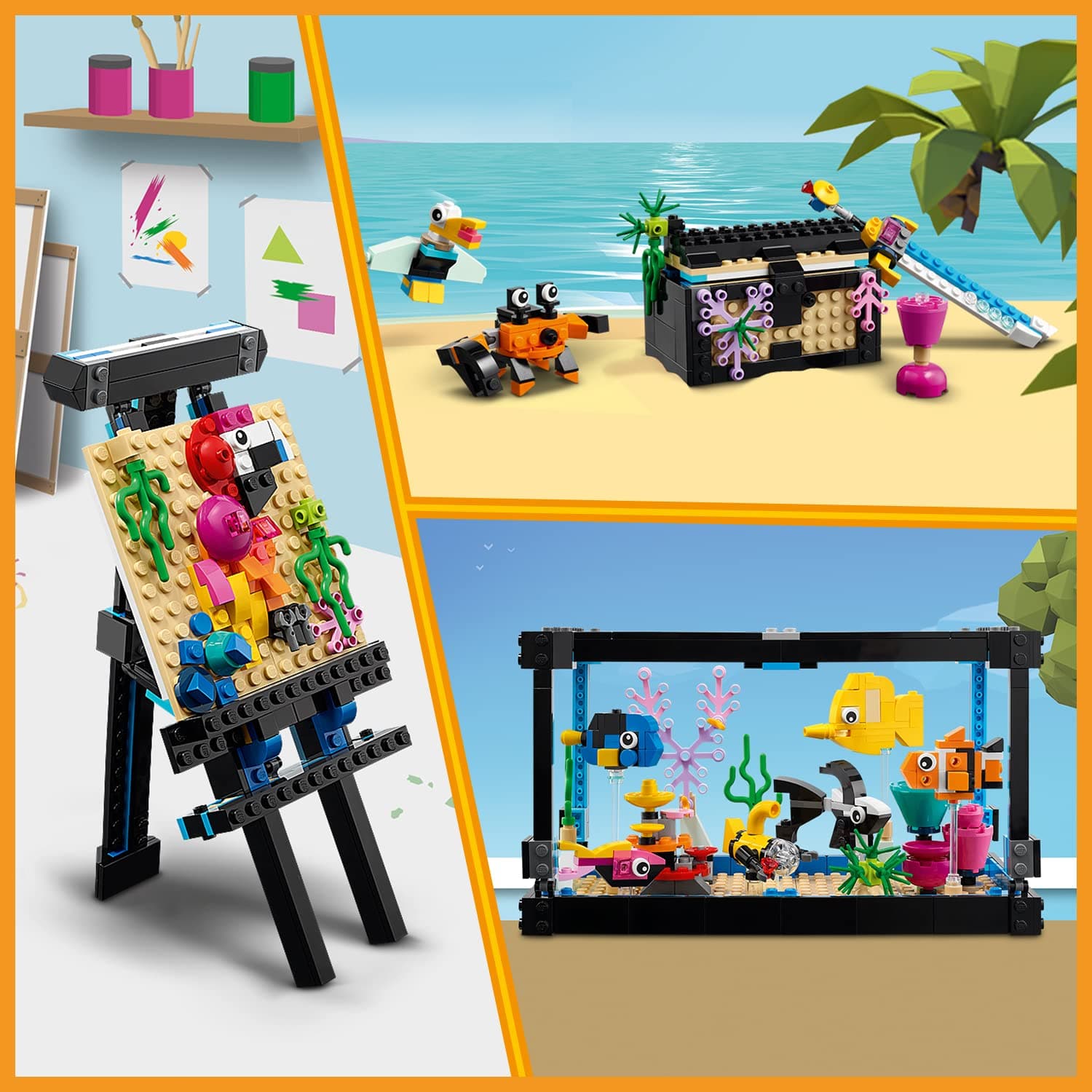 LEGO Creator 3in1 Fish Tank 31122 Building Kit (352 Pieces) view 2