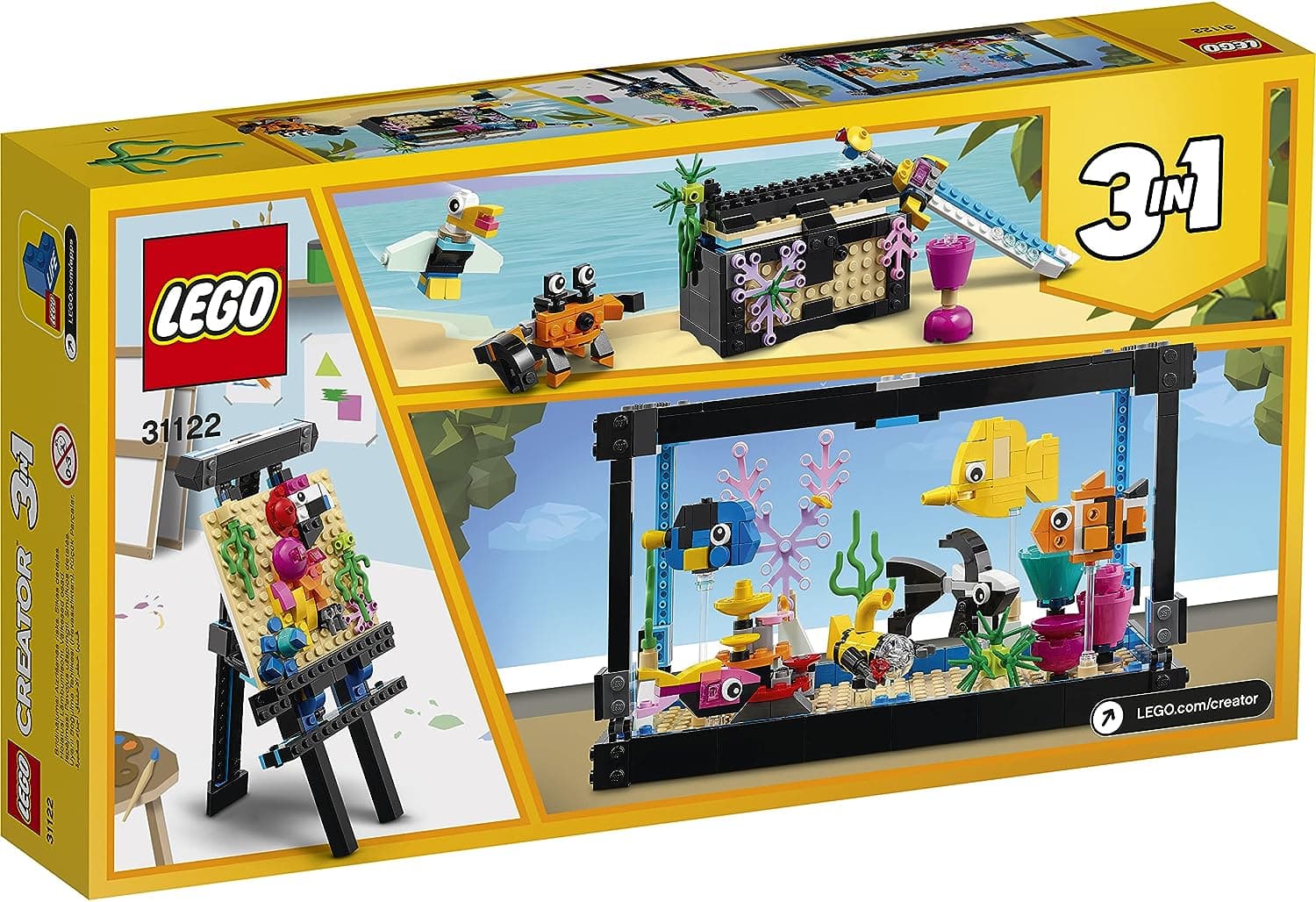 LEGO Creator 3in1 Fish Tank 31122 Building Kit (352 Pieces) view 5