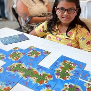 Luma World Lakshadweep 2-Player Strategy Board Game for Hours of Competitive Fun, Tile Placement Tabletop Game view 3
