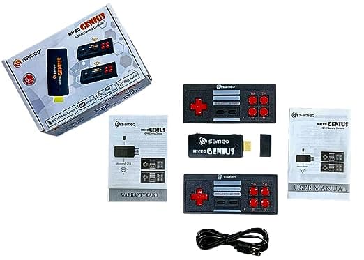 Sameo Micro Genius 8 Bit HDMI Gaming Console for Kids with 800 Built in 1 Classic HD Games Toy view 4