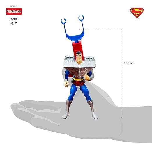 Funskool Ultra Shield Superman Classic Action Figures with Articulation 6 inches collectible for 4-year-Old Kids and above Toy view 2