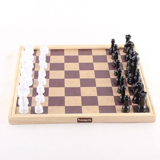 Funskool Games, Chess Classic, War and Strategy Game, Chess Set With Wooden Finish, for kids, Adults and Family, 2 Players, Ages 7 and Above view 2