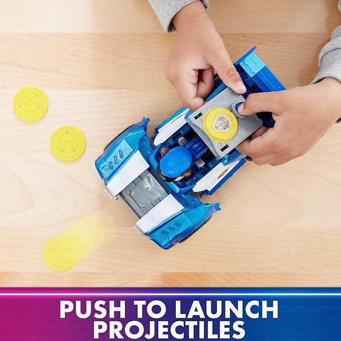 Paw Patrol The Mighty Movie, Chase Car with Skye Airplane Toy with Mighty Pups Action Figure view 2