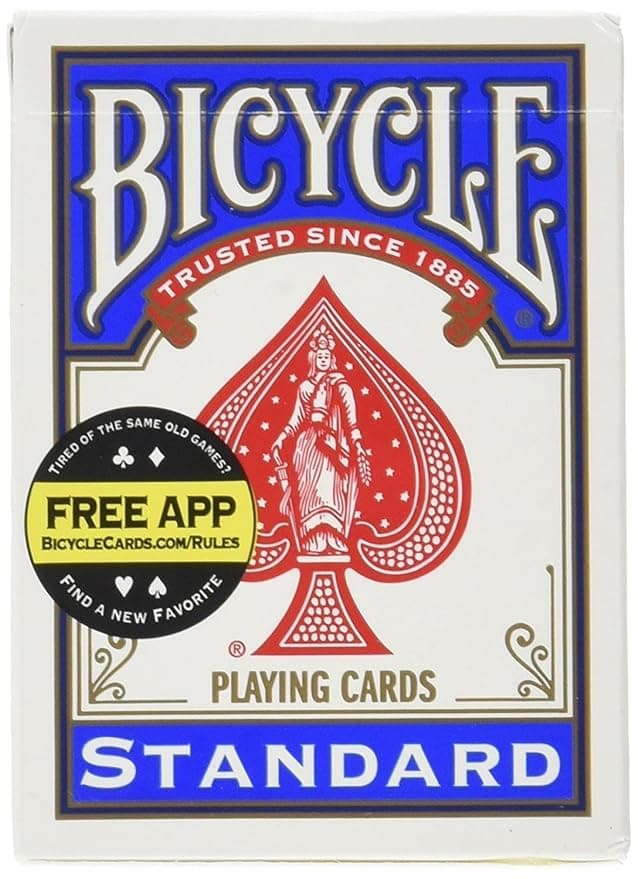 Bicycle Standard Index Playing Cards 1 Deck, Colors May Vary (Red or Blue) Pack of 1 view 2