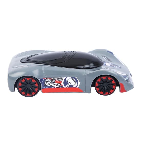 SKOODLE Marvel Pull-Back Hyper Car for Kids - Thor Edition, Marvel Inspired Toy Cars with Sturdy and Long-Lasting Construction, Enhances Motor Skills and Fun Vehicle Toy for Gifting - Blue