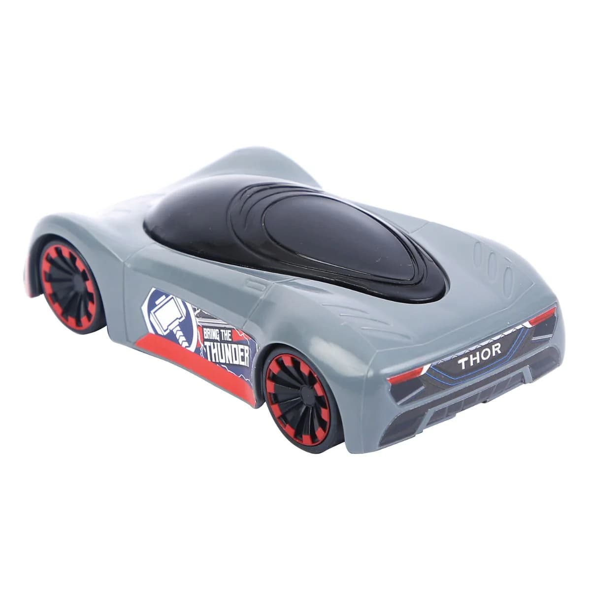 SKOODLE Marvel Pull-Back Hyper Car for Kids - Thor Edition, Marvel Inspired Toy Cars with Sturdy and Long-Lasting Construction, Enhances Motor Skills and Fun Vehicle Toy for Gifting - Blue view 3