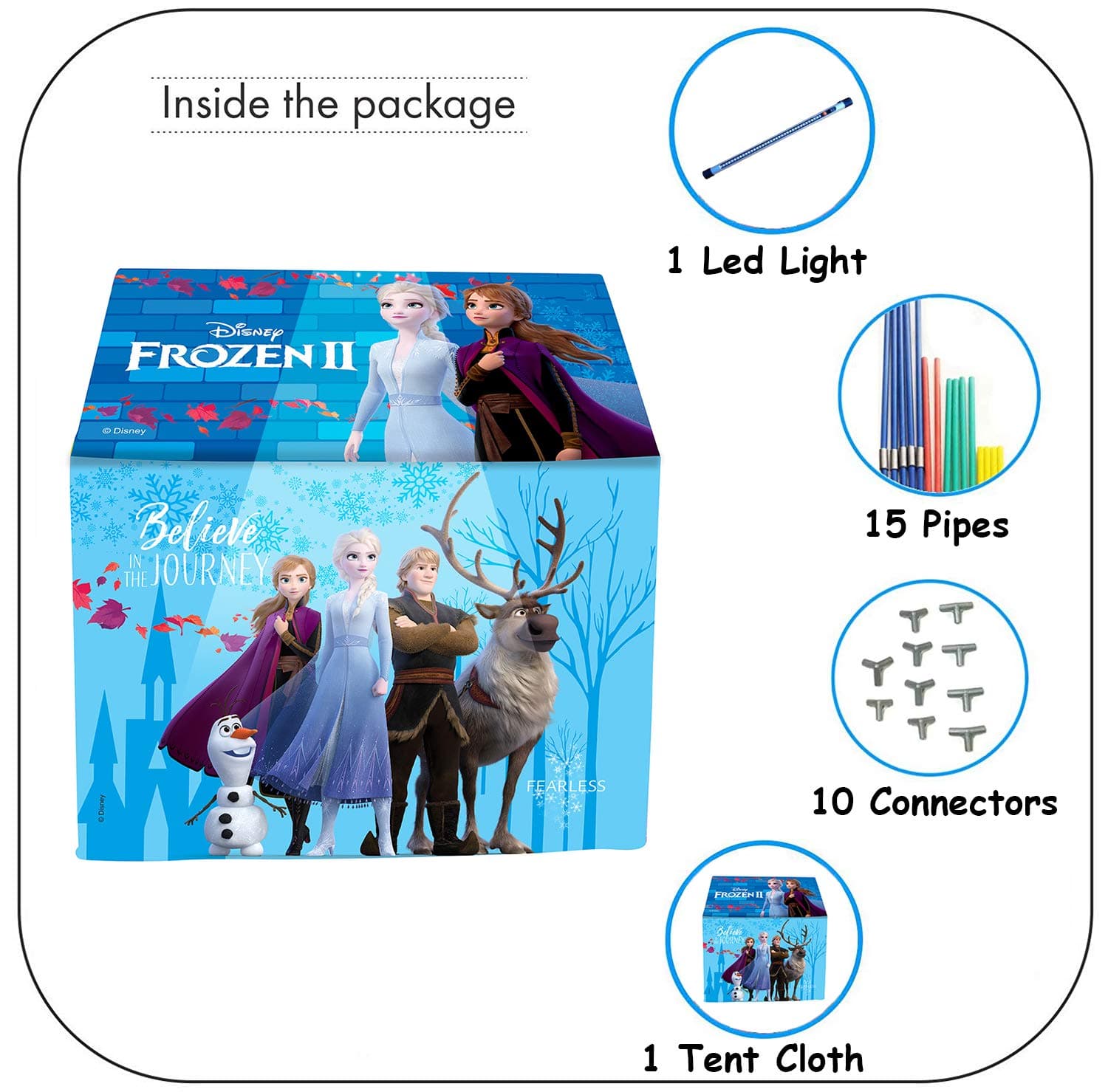 CE Led Pipe Tent Frozen II view 4