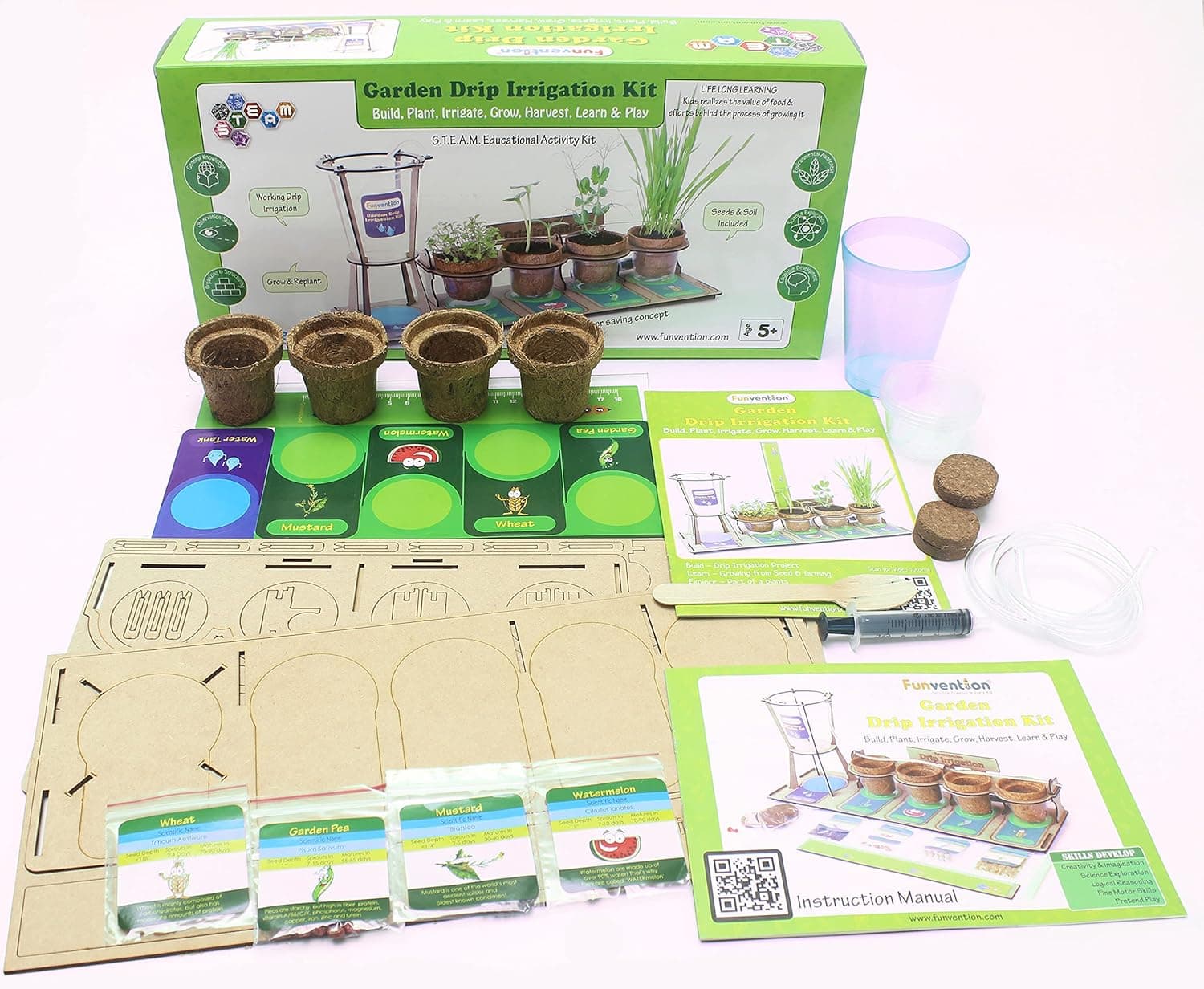 Funvention- for Little Scientist in Every Kid Garden Drip Irrigation Kit view 4