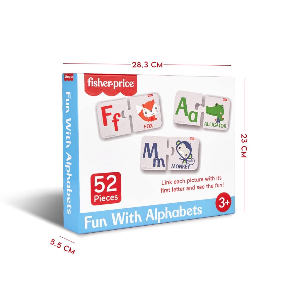 Fisher Price Amazing Animals Puzzles for Kids - 60 Pieces 3 in 1 Jigsaw Puzzle for Kids Age 5 Years & Above - Learning and Development Puzzles - Fun & Learn with Colorful Puzzles