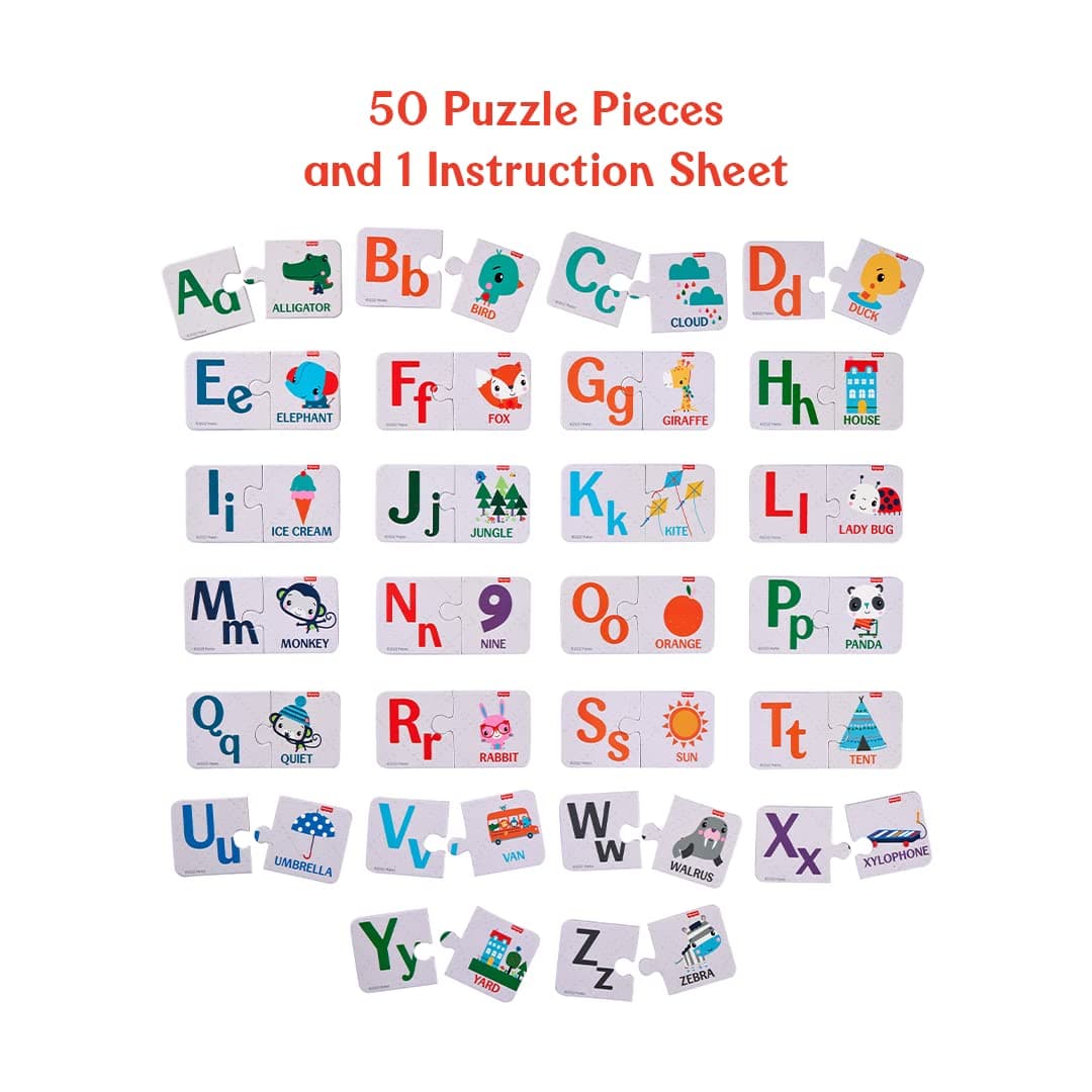 Fisher Price Amazing Animals Puzzles for Kids - 60 Pieces 3 in 1 Jigsaw Puzzle for Kids Age 5 Years & Above - Learning and Development Puzzles - Fun & Learn with Colorful Puzzles view 4