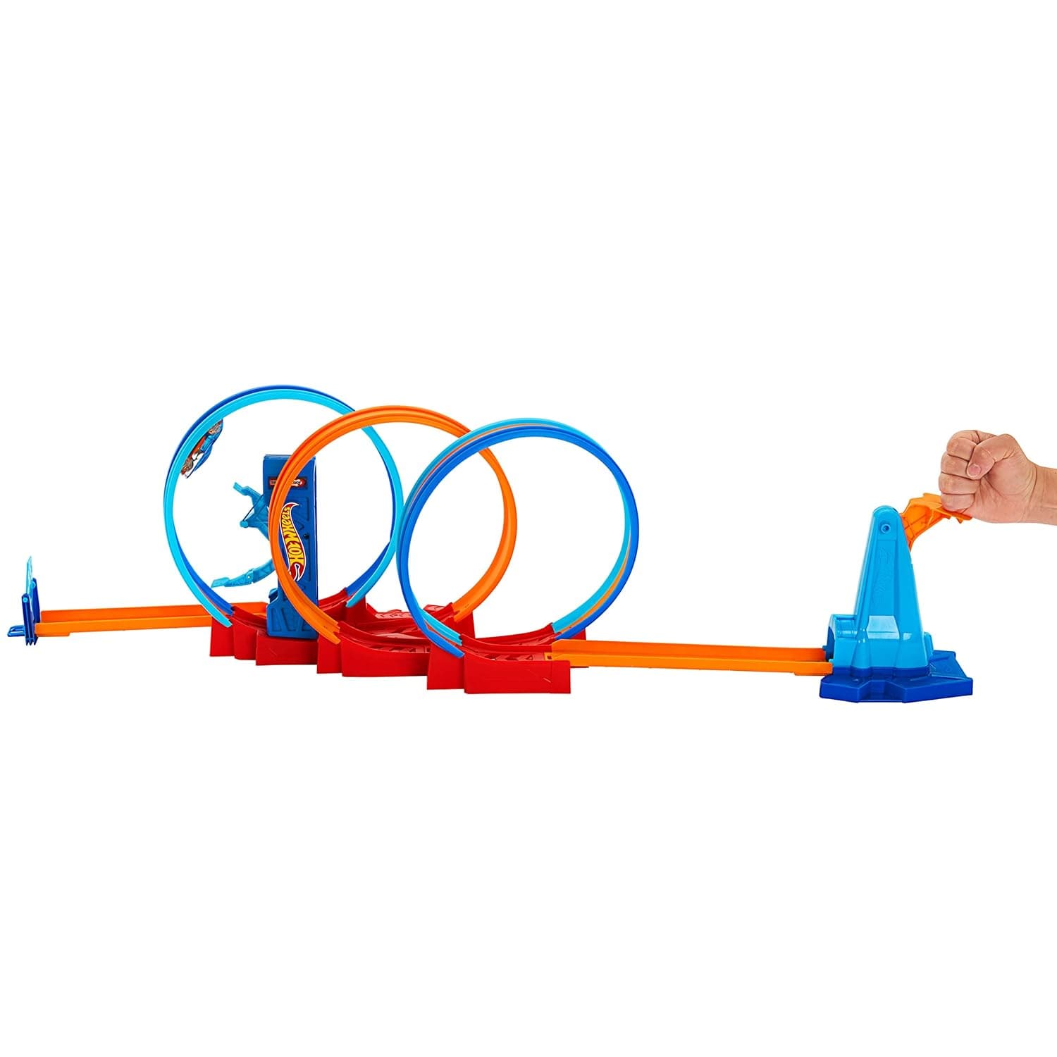 Hot Wheels Track Set, Ultra Hots Loop Madness with 3 Loops and 1 Hot Wheels Car in 1:64 Scale, Connects to Other Sets view 4
