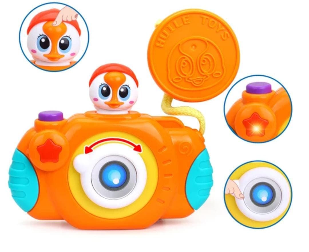 Knick Knack Charming Rattle Camera Toy Comes with Light and Sound | Rotating Rattling Lens | Two-Level Volume Control Great Gift for 6+ Months Children view 4