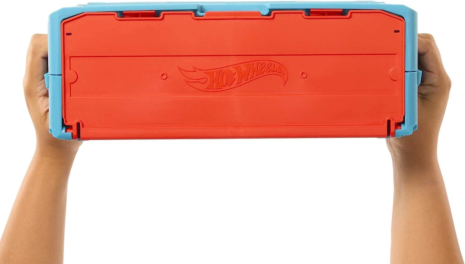 Hot Wheels Track Set And 1 Hot Wheels Car, Fire-themed Track Building Set view 6