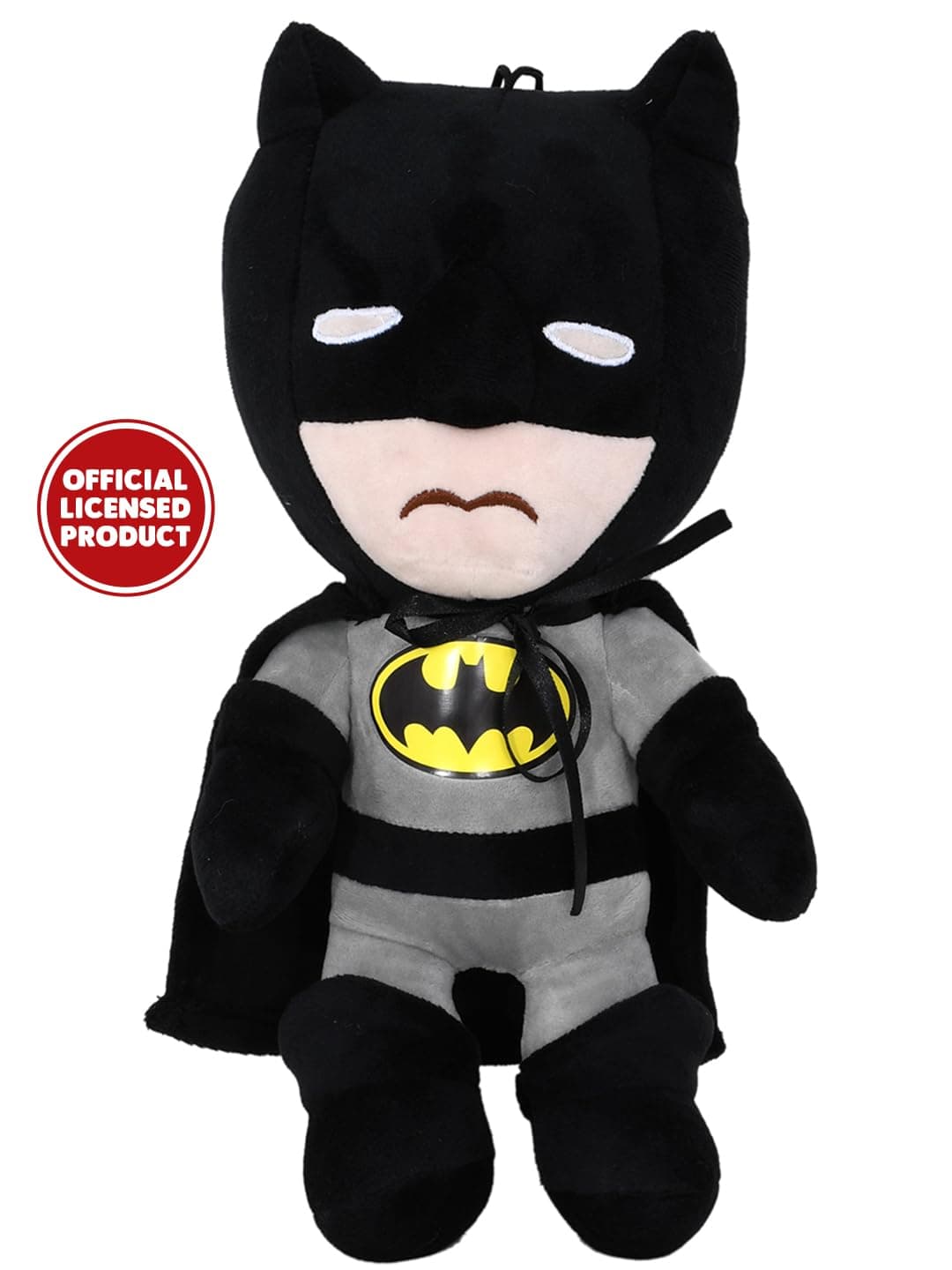 Mirada Cute Grey Grey Batman Soft Toy| Ideal Gift for Boys/Kids | Stuffed Plush DC Comic - 35cm view 2