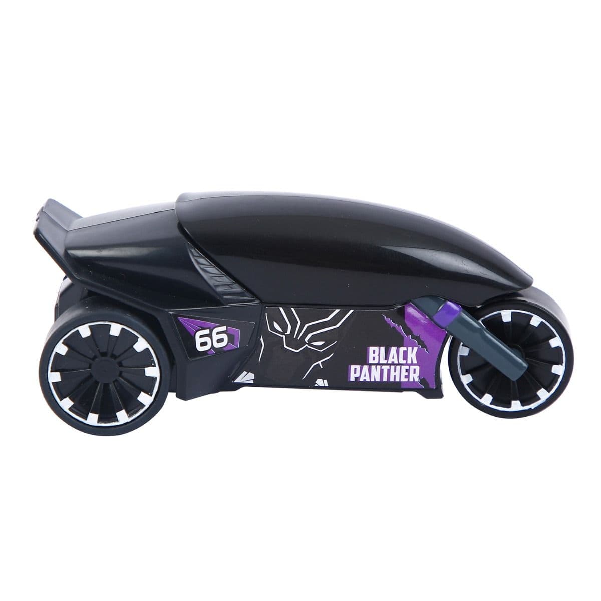 SKOODLE Marvel Black Panther Pull-Back Rider Bike – Sturdy Motorbike Toy for Kids, Enhances Motor Skills & Imaginative Play – Perfect Gift for Boys