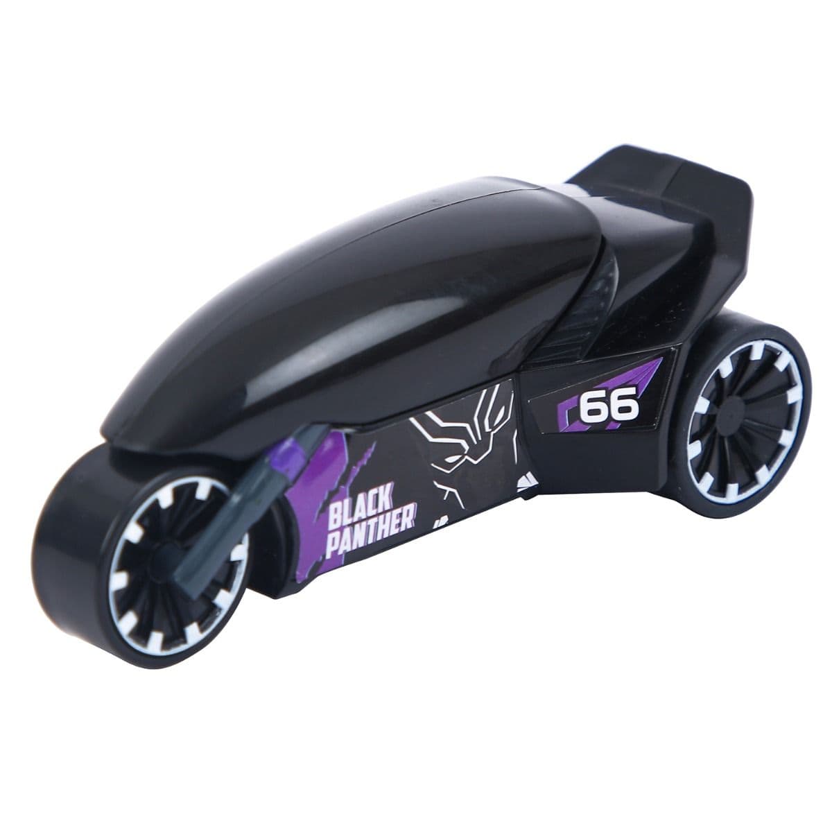 SKOODLE Marvel Black Panther Pull-Back Rider Bike – Sturdy Motorbike Toy for Kids, Enhances Motor Skills & Imaginative Play – Perfect Gift for Boys view 2