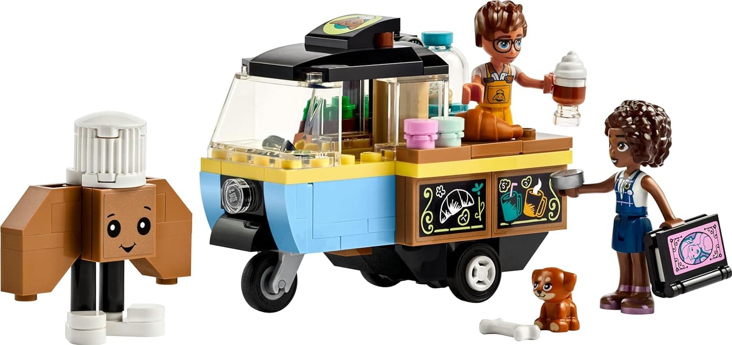 LEGO Friends Mobile Bakery Food Cart Toy 42606 (125 Pieces)