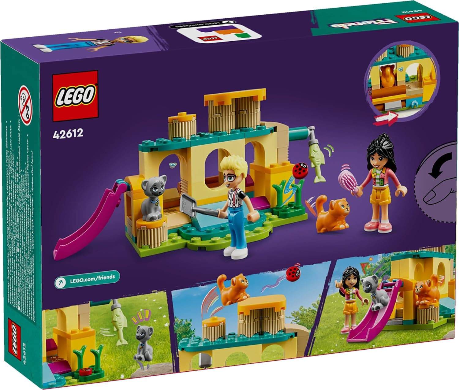 LEGO Friends Cat Playground Adventure Set 42612 (87 Pieces) view 2