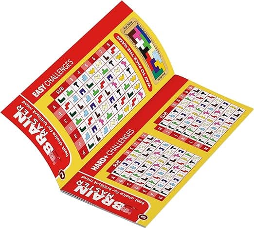 Heku Brain Master Wood Intelligence Brain Games Building Blocks Teasers Educational Toy
