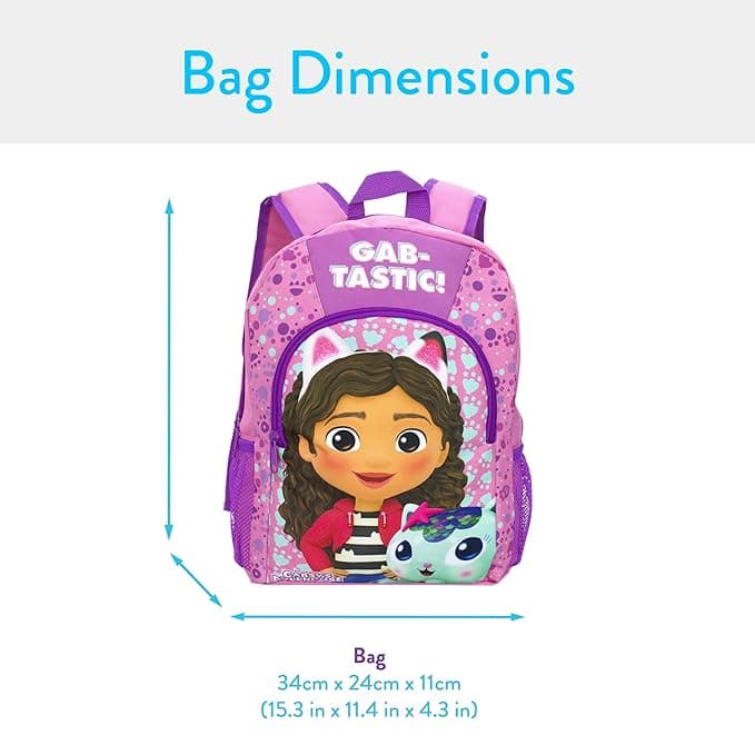 Gabby's Dollhouse School Bag 33cm (ST-GAB09)