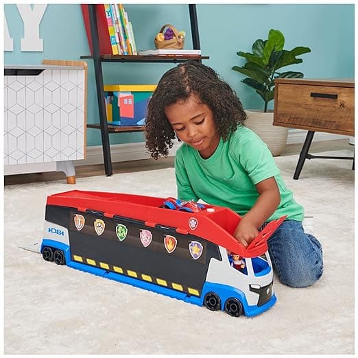Paw Patrol, Transforming PAW Patroller with Dual Vehicle Launchers, Ryder Action Figure and ATV Toy view 2