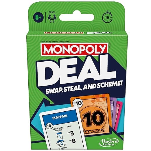 Monopoly Deal Card Game | Quick-Playing Card Game