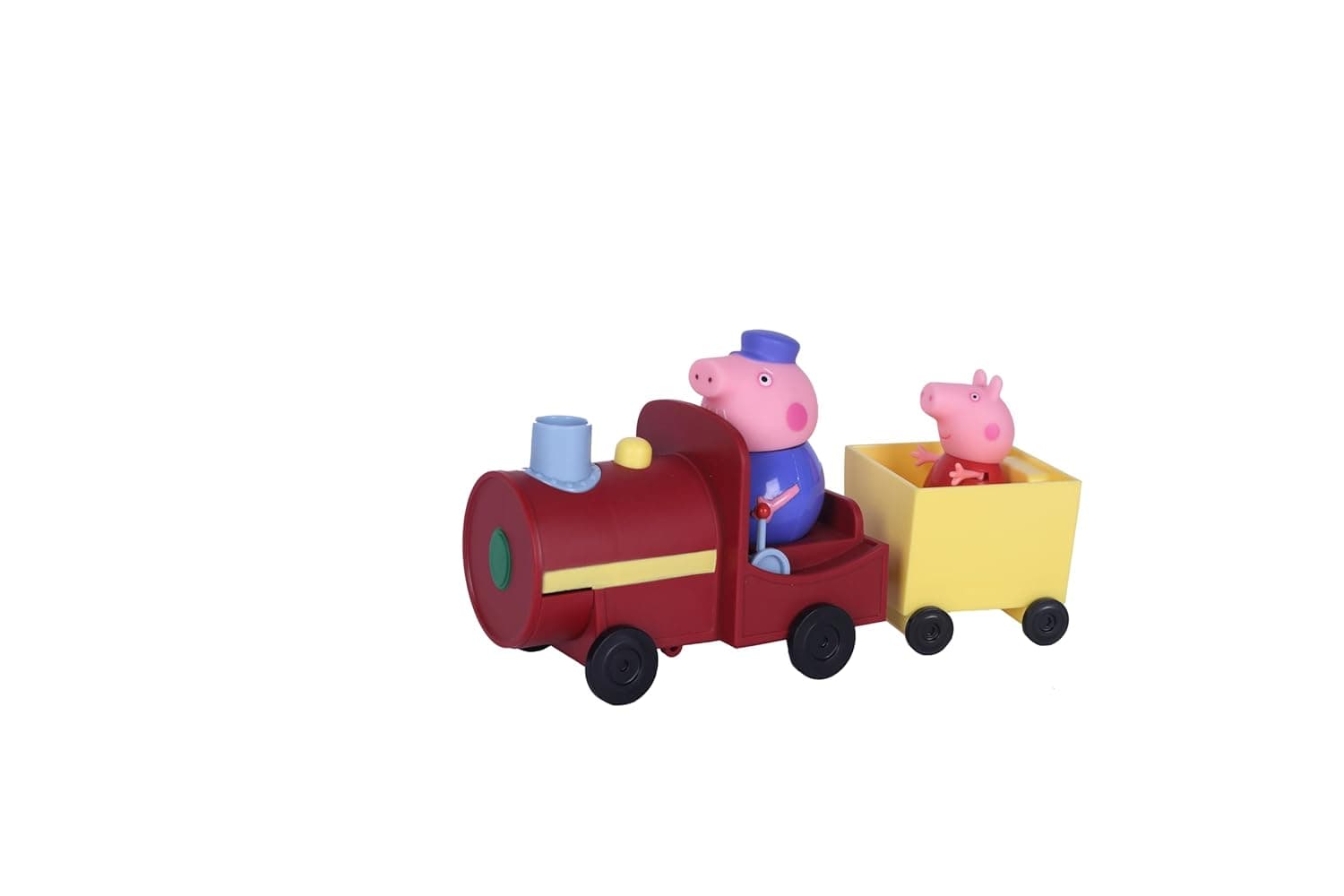 PEPPA PIG Grandpa's Train and Carriage Playset, Includes 2 Figures, Preschool Toy for Girls & Boys 3 Years and Up, Birthday Gift Toys for Kids