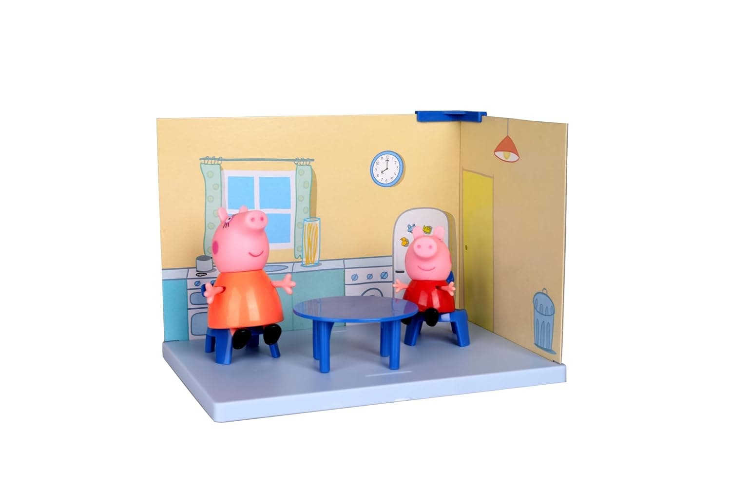 PEPPA PIG Kitchen Themed Preschool Toy with Mummy Pig, Includes 2 poseable Figures