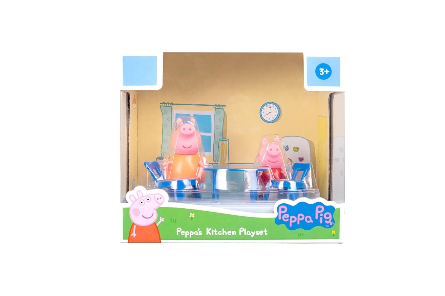 PEPPA PIG Kitchen Themed Preschool Toy with Mummy Pig, Includes 2 poseable Figures view 2