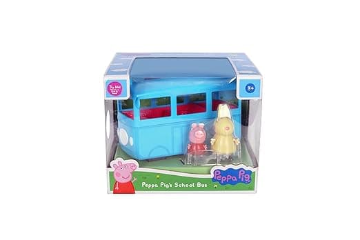 PEPPA PIG Peppas School Bus with Sound Effects, Includes 2 Figures view 2