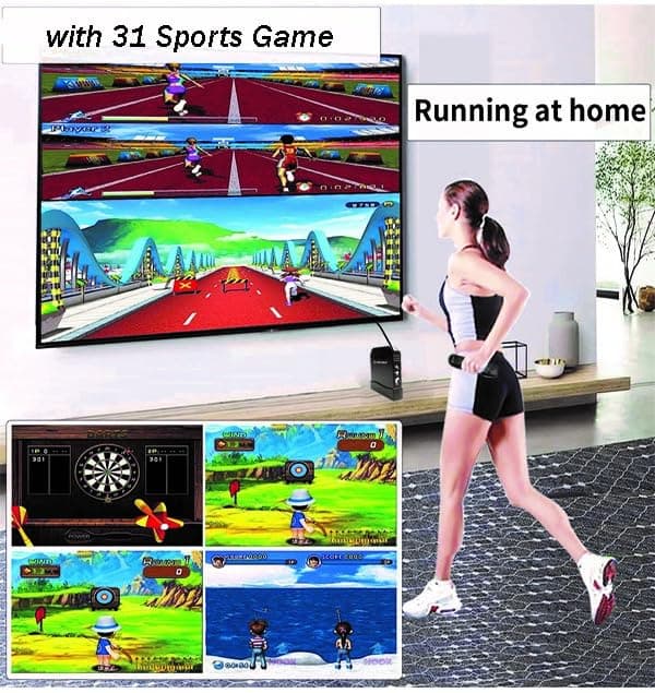 Sameo i Play 32 Bit Motion TV Video Game Console for Kids with 962Built in Games 31 Motion Sports Games,31 Casual Puzzle Games and 900 8-Bit Games Toy Birthday Gift for Boys Girls view 3