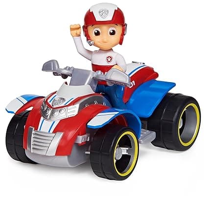 Paw Patrol, Ryder’s Rescue ATV Vehicle with Collectible Figure, for Kids Aged 3 and up, Multicolor, (6061907)